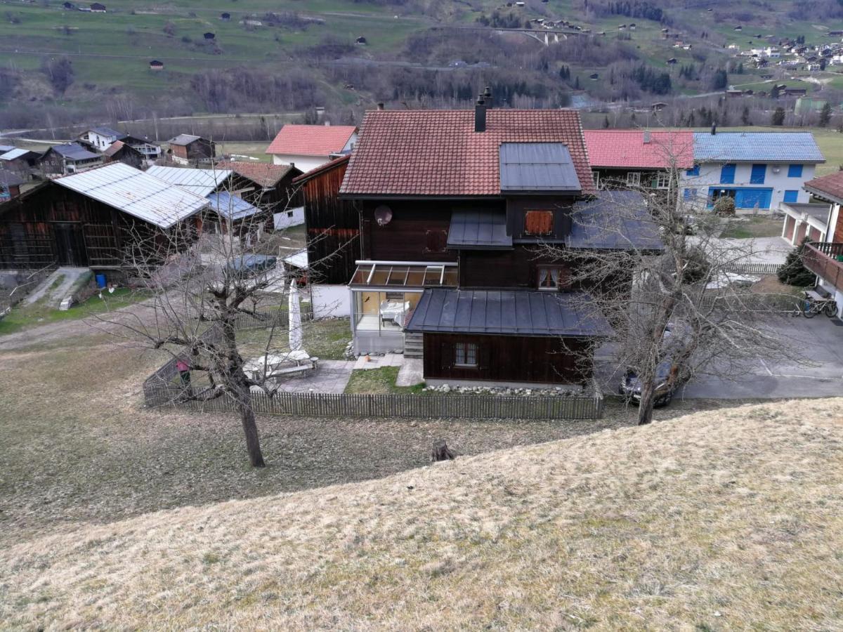 Casa Steilalva - Grosszuegiges Chalet Fuer Erholsamen Familienurlaub Surrein Dış mekan fotoğraf