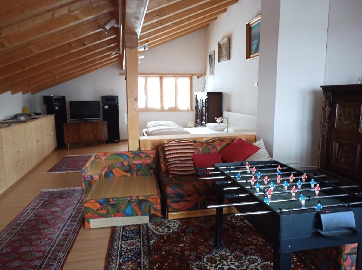 Casa Steilalva - Grosszuegiges Chalet Fuer Erholsamen Familienurlaub Surrein Dış mekan fotoğraf